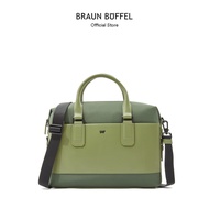 Braun Buffel Neil Briefcase In Sea Kelp