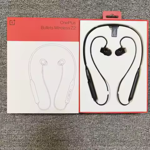 OnePlus Bullets Wireless Z2 Bluetooth Earphones Magnetic Control Mic In-Ear Earbuds AI Noise Cancell