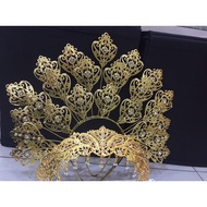 sanggul lintang dan Gandik pengantin set gold