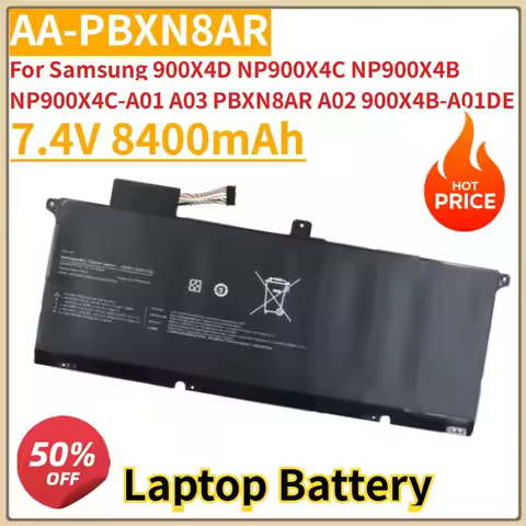 New AA-PBXN8AR Laptop Battery 7.4V 8400mAh For Samsung 900X4D NP900X4C NP900X4B NP900X4C-A01 A03 PBX