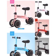 รถขาไถ รถจักรยานทรงตัว 4 ล้อ สำหรับเด็กเล็ก 1-4ขวบ ตัวถังเหล็ก​หนา รถจักรยานบาล๊านซ์ Children's balance Bike
