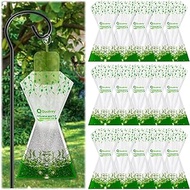 Qualirey 15 Pack Japanese Beetle Trap Bag Refills, Disposable Japanese Beetle Trap Replacement Bags 
