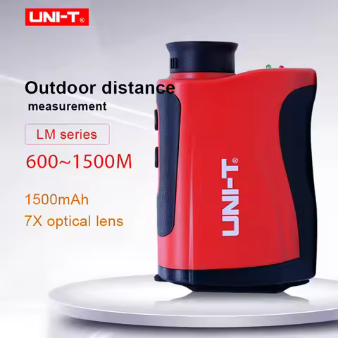 UNI-T LM600/LM800/LM1000/LM1200/LM1500 Golf Telescope Laser Distance Meter Portable 7X optical zoom 