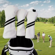 Golf Club Covers Set of 3 Pieces, Driver Headcover, for 1Driver(460cc) 2 Fairway Woods Size, with Ro