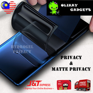 Samsung A12 / A11 / A10s / A10e / A10 / A02s / A02 / A01 Core / A01 Hydrogel Privacy Screen Protecto