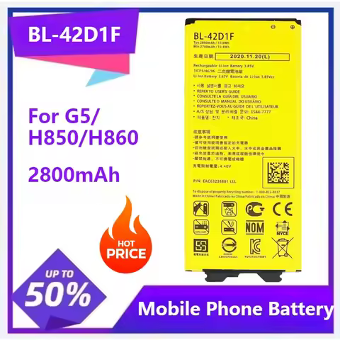 BL-42D1F Battery For LG G5 H850 H820 H830 H840 H868 H860N H860 LS992 US992 F700L F700S F700k VS987 2