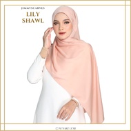 TUDUNG JIMMYSCARVES LILY SATIN SHAWL || JS Wide Shawl Plain Matte Satin | Satin Shawl | Satin Ariani | Ameera Zaini