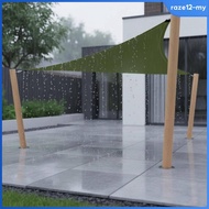 [RazecaMY] Triangle Sun Shade Sail Water-Resistant Triangular Shade Sail Breathable Weather Cover fo