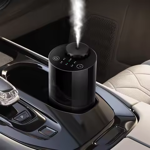 Car Waterless Essential Oil Diffuser Battery Operated Cordless Aromatherapy Diffuser With Timing 3 M