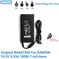 Original AC Adapter Charger For MSI DARFON 19.5V 9.23A 180W BAA81950 GE63 GL73 GP73 GL65 9SE GE75 RA