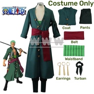 ชุดคอสเพลย์  zoro ชุดโจรสลัด Zst Roronoa Zoro 2nd คอสเพลย์เครื่องแต่งกายสําหรับชายชุด  Kimono Robe ฮ