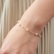 光點 巴洛克珍珠14kgf手鍊