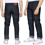 RAW DENIM - NEWEST!! SELVEDGE DENIM JEANS WITH ZIGZAG SHELSTICK - RAW DENIM - RIGID DENIM - FADING D