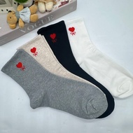 Korean Socks- Heart Bow Iconic Socks