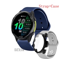 Strap+Case For Garmin Forerunner 570 Full Cover Screen Protector Silicone Garmin Forerunner 970 Smar