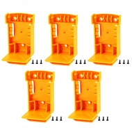 5PackTool Mount for Dewalt for Milwaukee 18V 20V Drill Tools Battery Holder Battery Mount Dock Holde