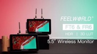 Feelworld FT6 FR6 無線圖傳導演監視器 (2隻5.5″) HDMI Wireless Monitor