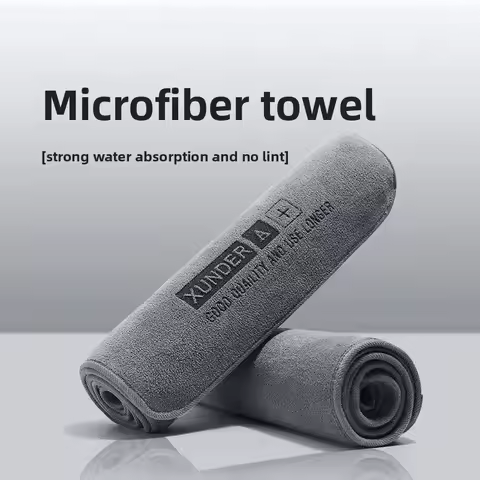 High-end Microfiber Auto Wash Towel Car Cleaning Drying Cloth Hemming Car Care Cloth Detailing Car W