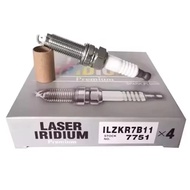 4/6Pcs 7751 ILZKR7B11 Iridium Spark Plug untuk Honda Accord 3.5L 2008-2017 ODYSSEY CHRYSLER JEEP DOD