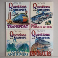 GROLIER QUESTIONS AND ANSWERS BOOK SINGLE Original