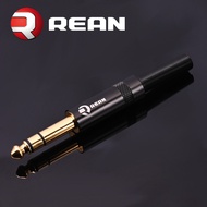 ▲Neutrik Rean NYS202BG 6.5mm TRS Stereo Male Plug Gold Plated Metal Housing Professional Audio Conne