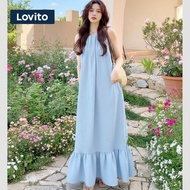 (trendy2)Lovito Button Dress for Women L128ED602