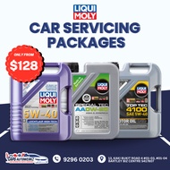 Car Servicing - LIQUI MOLY Engine Oil Service Package | Fully Synthetic Car Servicing 5W30 5W40 0W20