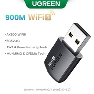 UGREEN WiFi6 Adapter AX900M 5G&2.4GHz USB Ethernet For PC Laptop Windows Linux Antenna Dongle Networ