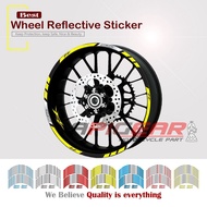 Hot Sale Suitable for Yamaha FZ/FZ1 Street Car New Style Rim Sticker Rim Sticker Reflective Color Steel Rim Decal