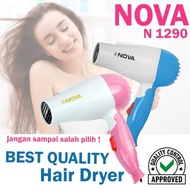 Hair Dryer Nova - Alat Pengering Rambut Merek Nova NV-1290 - 600W