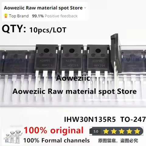 Aoweziic 2022+ 100% New Imported Original IHW30N135R5 H30PR5 TO-247 IGBT Tube Induction Cooker 1350V