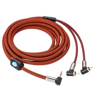 GOLLEY LION RCA Cable 3.5mm to 2RCA Splitter RCA Jack 3.5 Cable RCA Audio Cable for Smartphone Ampli