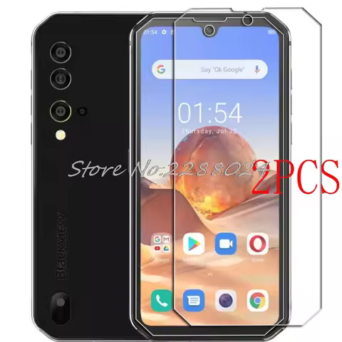 2PCS FOR Blackview BV9900 Pro Tempered Glass Protective on Blackview BV9900E 5.84" Screen Protector 