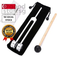 [SG FREE 🚚] 128 Hz Tuning Fork Weighted Bio-Acoustic Tuning Fork for Therapy 128 Hz Acoustic Slider 
