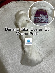 Benang Nilon Eceran D3 Cap MARLIN - Warna Putih
