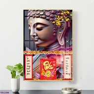 [HN ] Latest calendar 2026 With 3D Mirror Buddha Painting D01