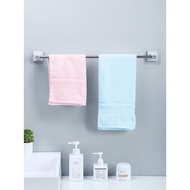 Batang Tuala Tunggal Keluli Tahan Karat | Single Towel Rod Rail Rack Wall Mounted Bathroom Stainless