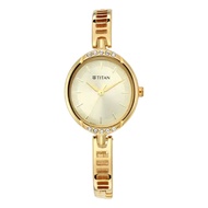 Titan Gold Dial Analog Watch for Women 2637YM01