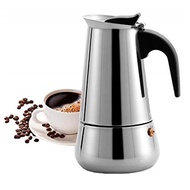 【MU.HOME】ESPRESSO MAKER กาต้มกาแฟสดพกพา สแตนเลส หม้อต้มกาแฟแรงดัน เครื่องทำกาแฟสด มีตัวเลือกความจุสี่แบบ