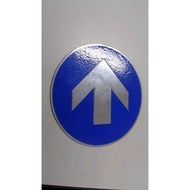 Custom logo made of 1mm thick stainless steel