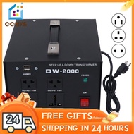 Ooidshop DW-2000 2000W Voltage Transformer Boost Step Up Power Converter Adjustable AC Input