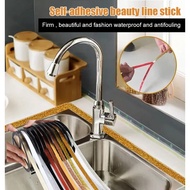 【Hot sale】Beauty edge line sticker Sink Stove Skirting Line Corner Waterproof Mildewproof Self Adhesive Floor Line Tile Tape Decoration
