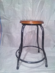 Kwalitas No 1 Jual Harga Promo Kursi Cafe / Kursi Bakso / Kursi Bar Dingklik Kayu Bangku Besi Pendek