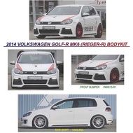 Volkswagen Golf mk6 Reiger Rieger R Bodykit body kit front rear bumper skirt skirt diffuser lip cove