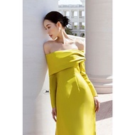 JM Dress Design  Áo dài trễ vai xếp ly lệch 2M13.2211TF
