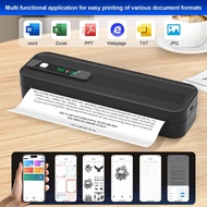 Portable thermal A4 printer student homework printer  Bluetooth enabled mobile phone connection wire