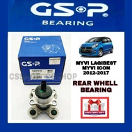 EL GSP PERODUA MYVI LAGI BEST 12-2017 REAR WHEEL BEARING ( GSP BRAND ) , HUB BEARING , BRAKE BEARING