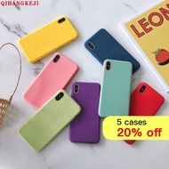 Luxury Candy Color TPU Anti-drop Phone Case Vivo Y20i V15 V9 Y85 Y53 Y66 Y69 Y30 V7 Plus Soft Silicone Protective Cove