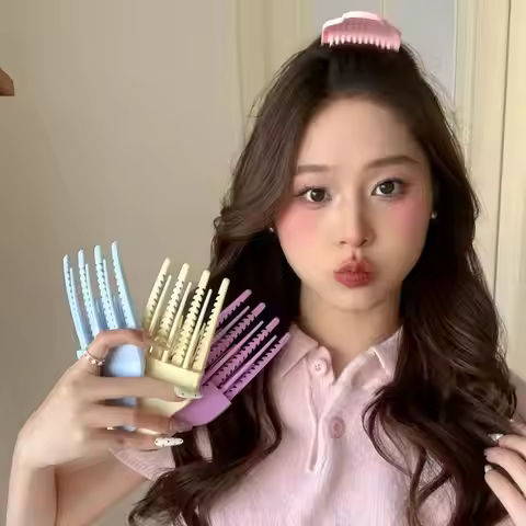 Heatless Hair Curling Clips Natural Fluffy Hair Roots Styling Tool No Heat DIY Hair Care Roots Fluff