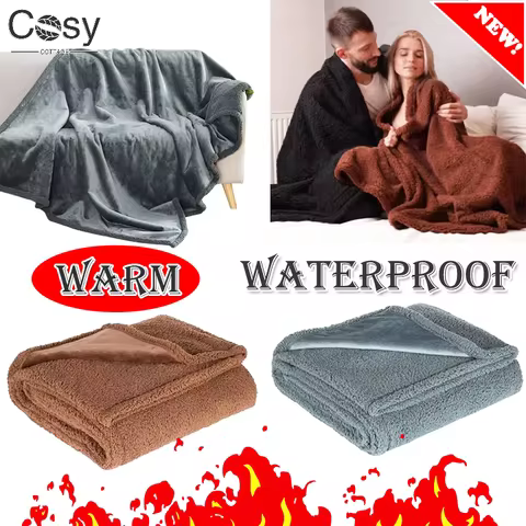 Summer Air Conditioning Blanket Couple Romantic Blankets Warm Cozy Shaggy Blanket-thickened King Siz